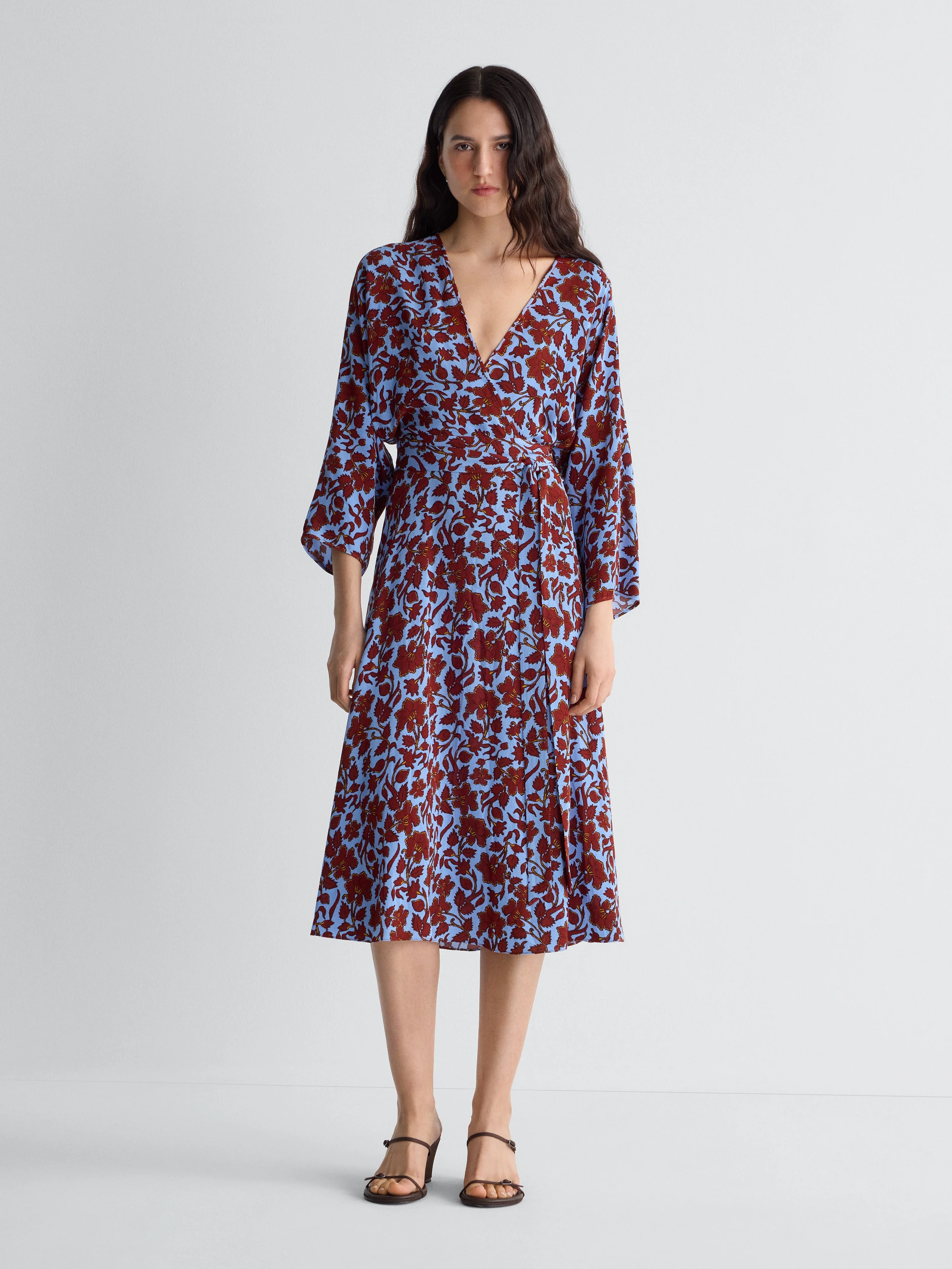 Eloise Midi Wrap Dress - 1