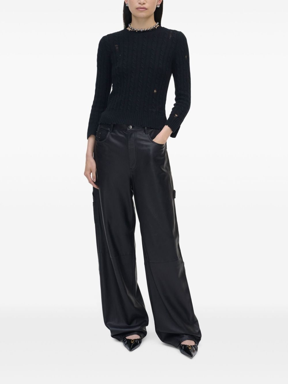 Shrunken cashmere-blend cardigan - 5