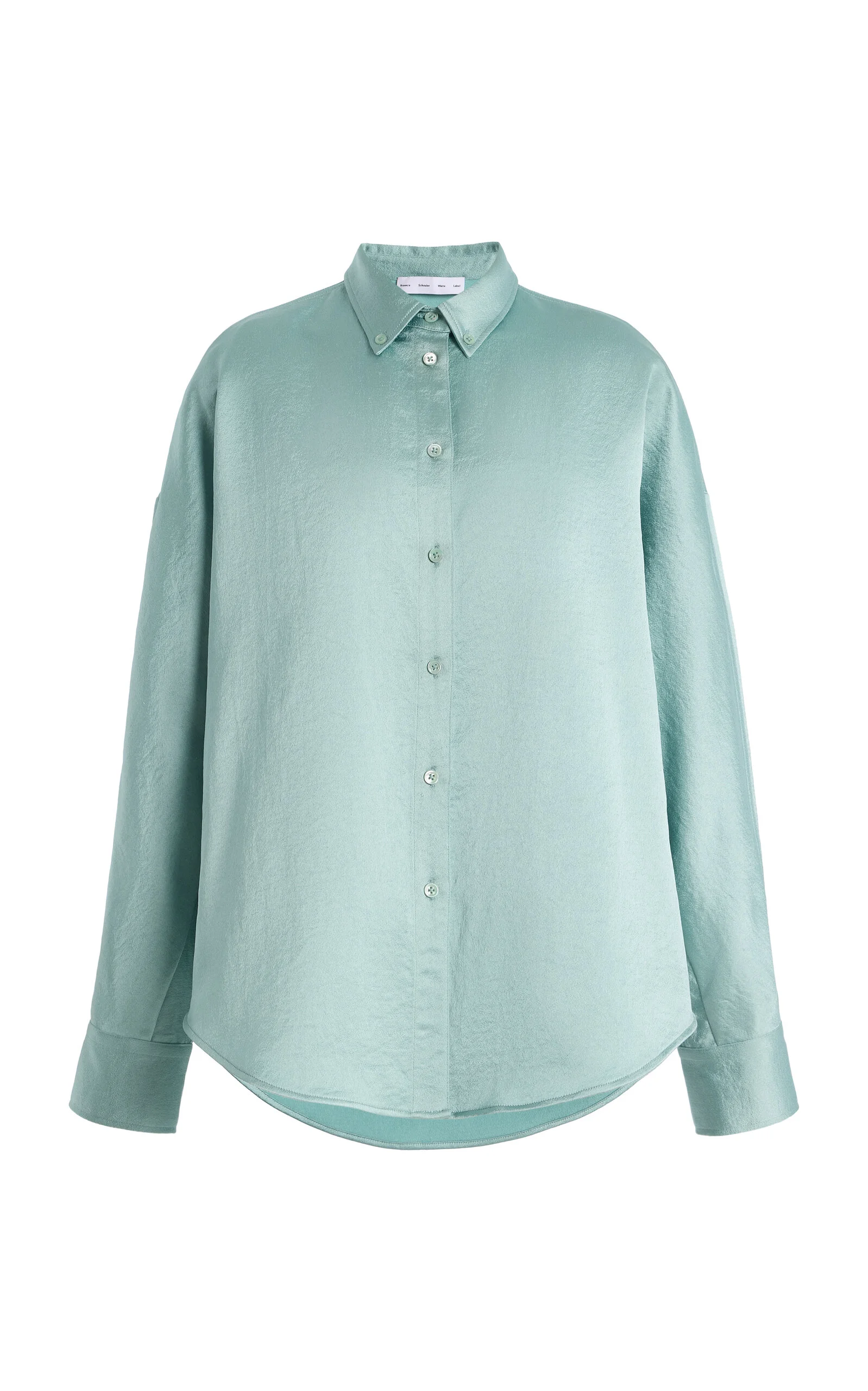 Caroline Crinkled Crepe Shirt blue - 1