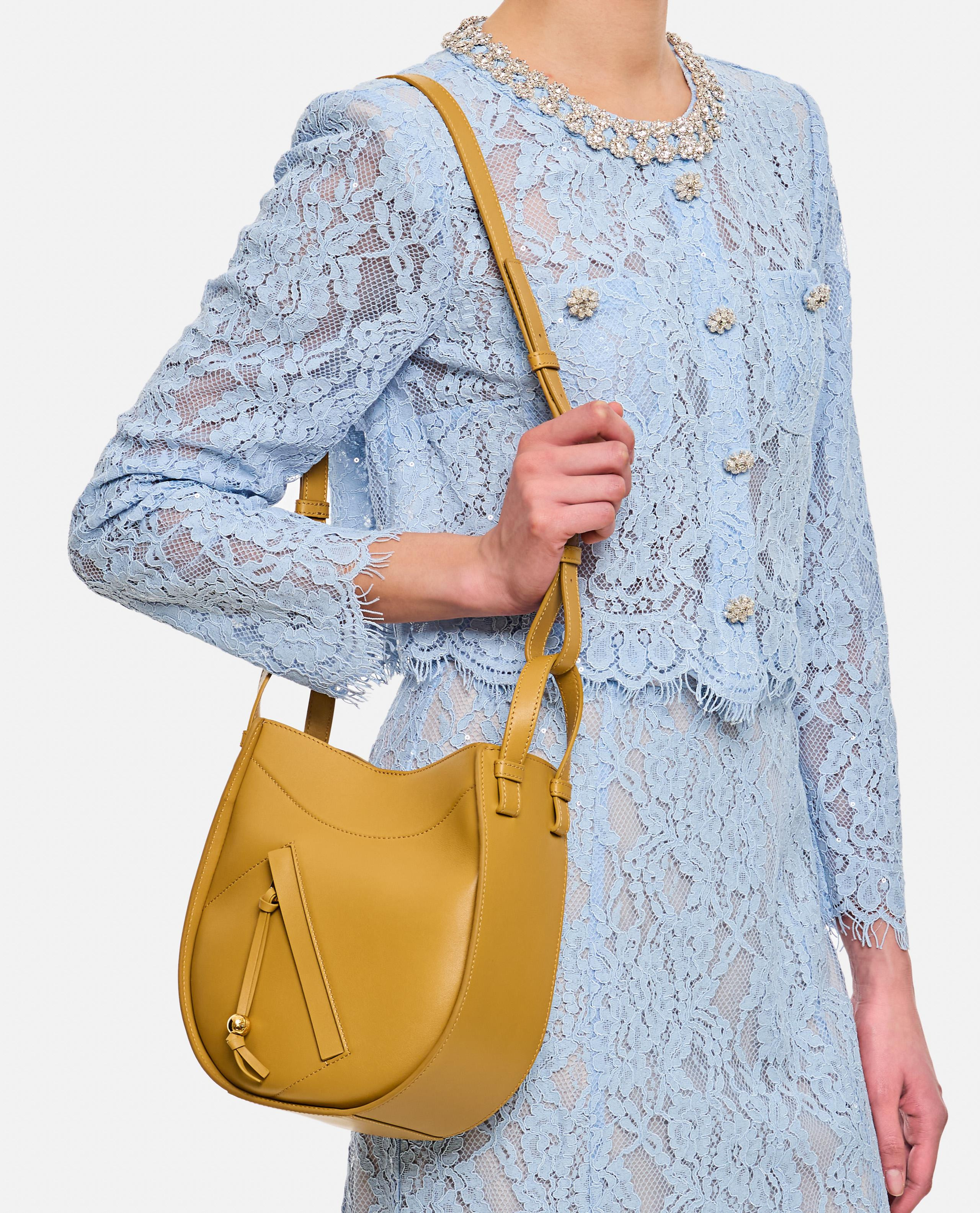 SLICE HAMMOCK LEATHER BAG - 5