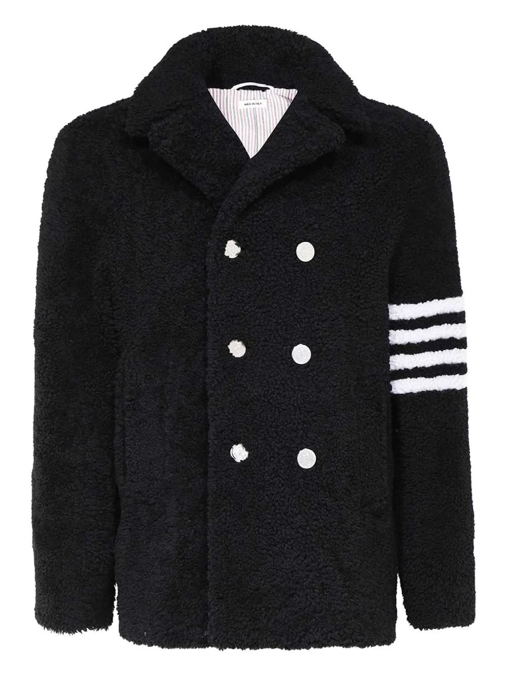 double-breasted coat - 1