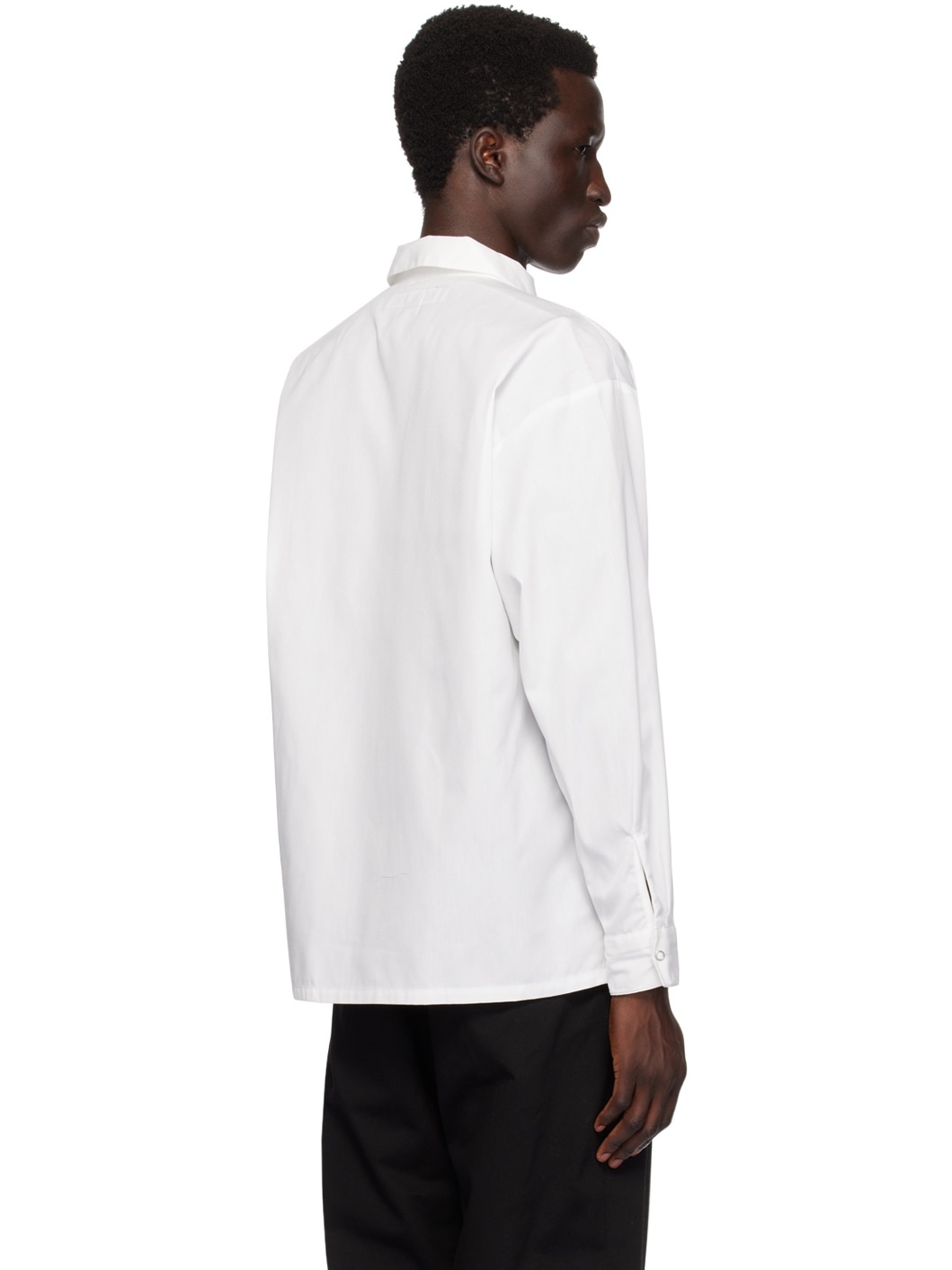 White Striped Shirt - 3