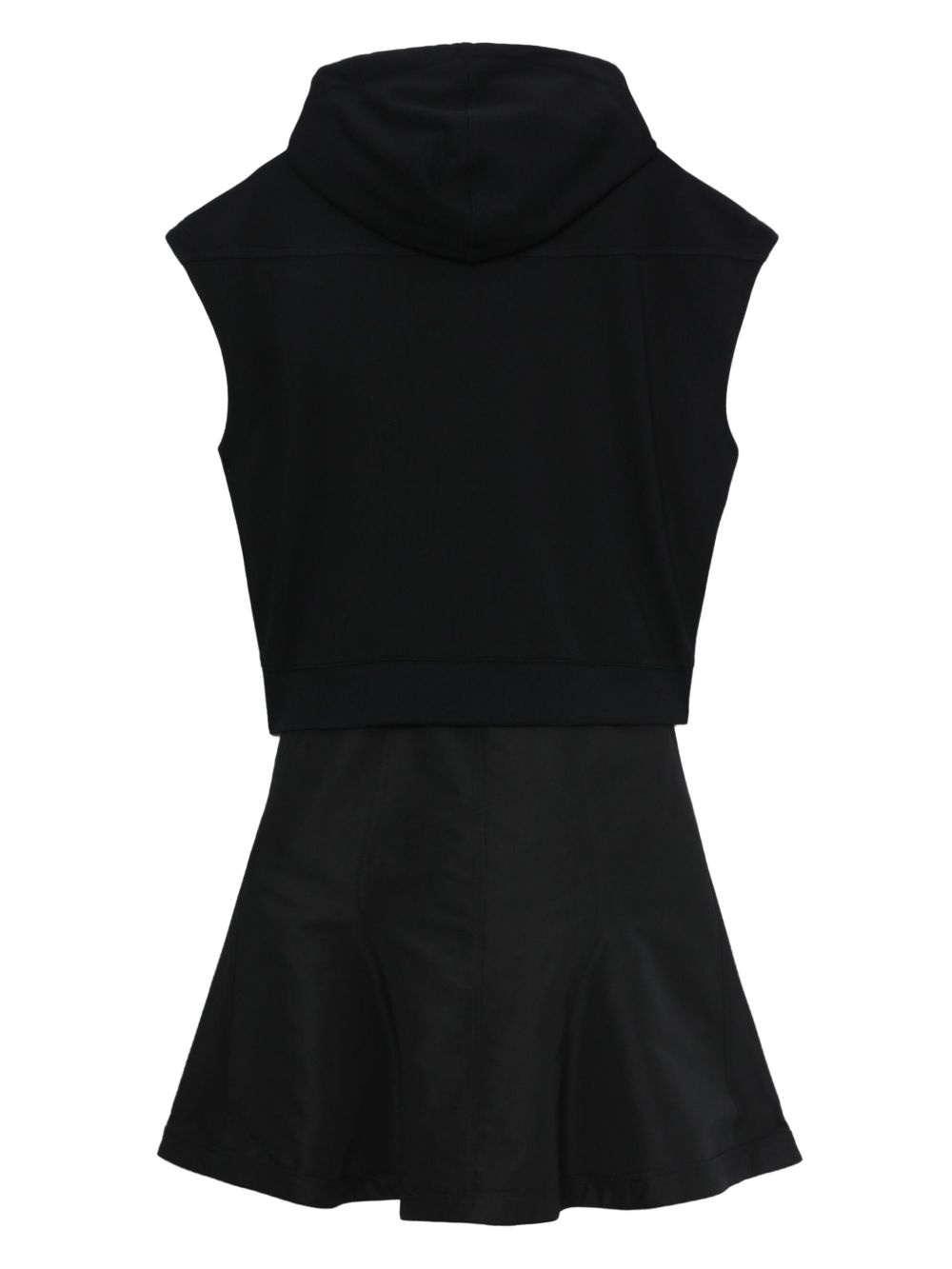 hooded mini dress - 6