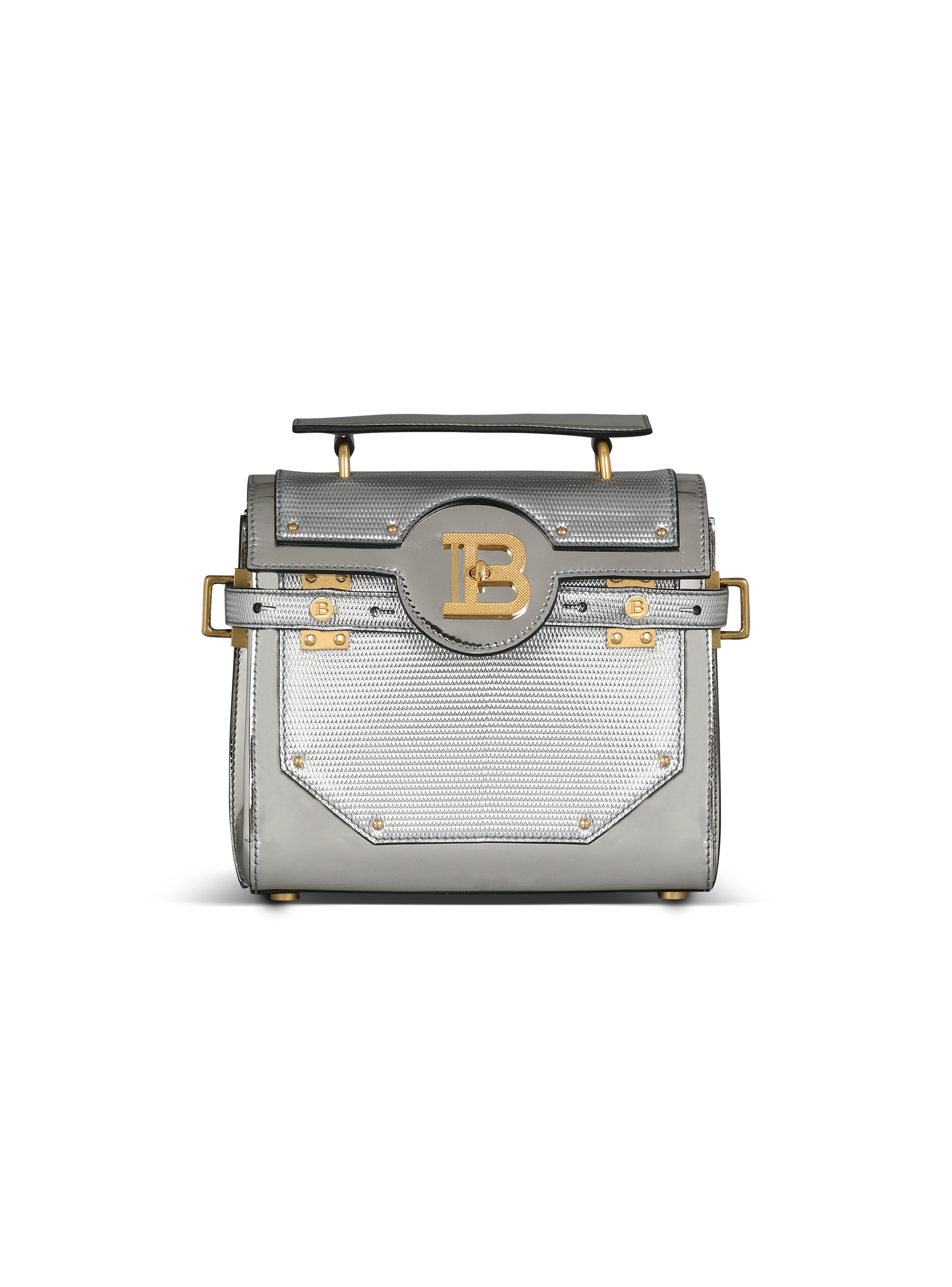 B-Buzz 23 bag in mirror-effect leather - 1