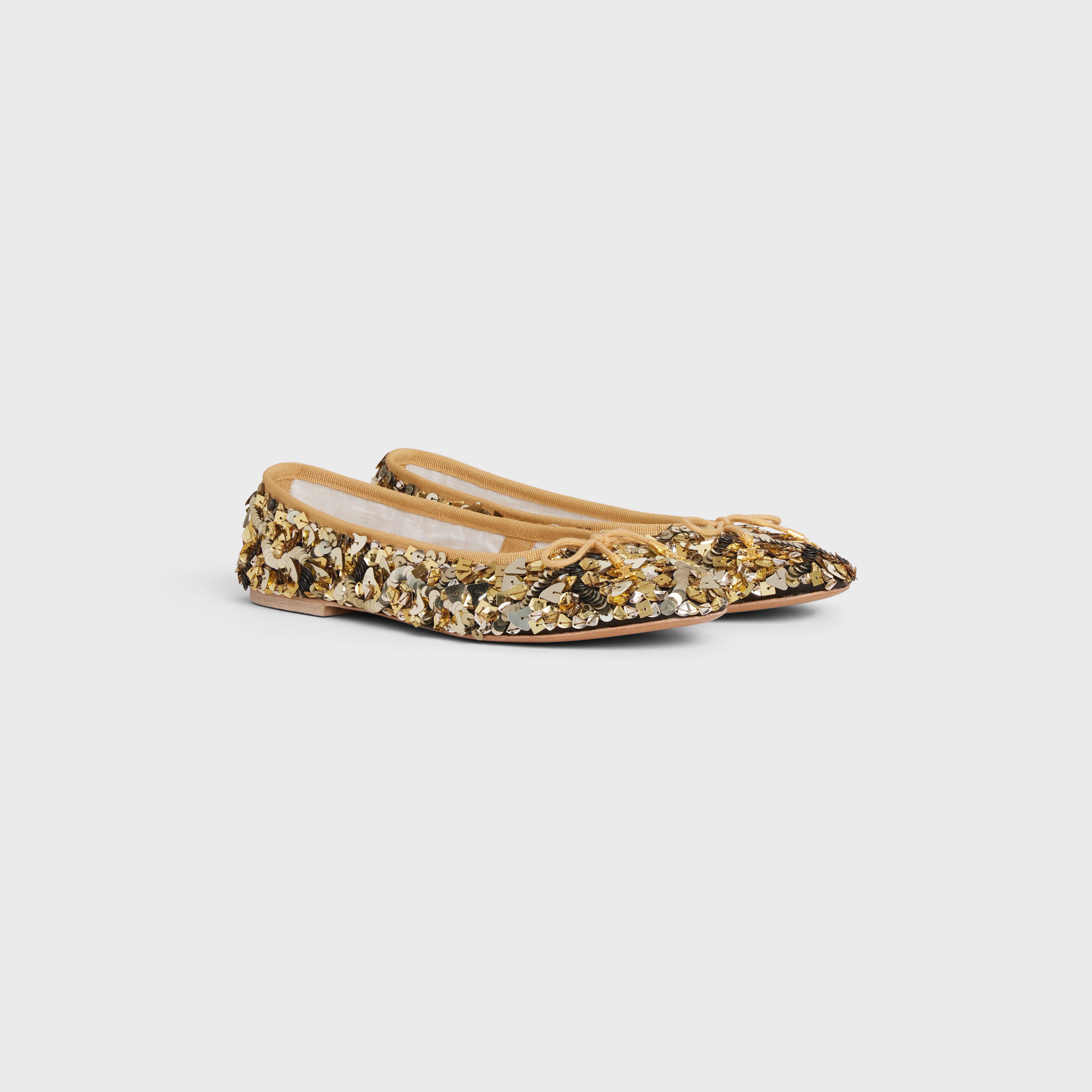LES BALLERINES CELINE BALLERINA WITH LACES in LAMBSKIN - 2