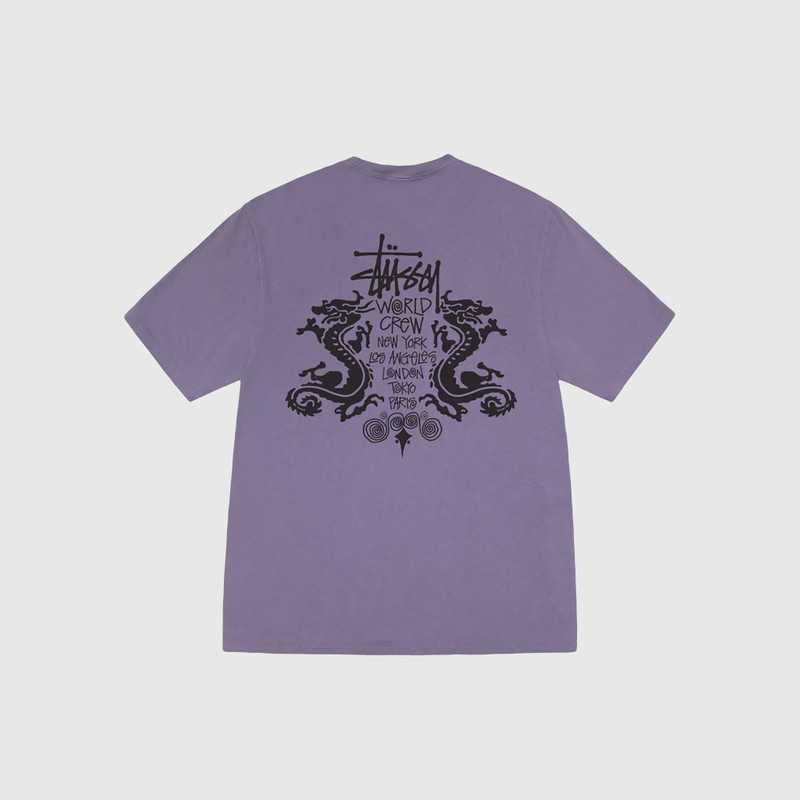 Stüssy DOUBLE DRAGON PIG. DYED S/S T-SHIRT outlook