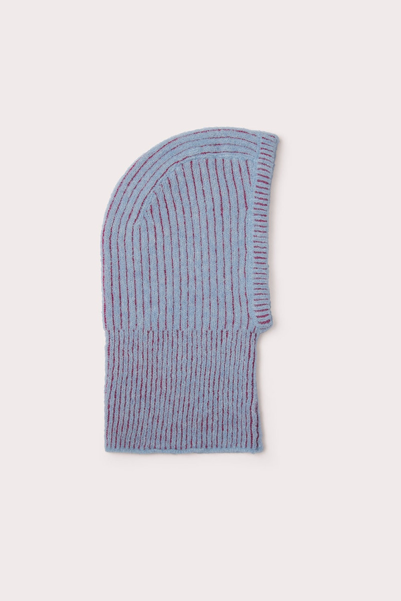 REBA BALACLAVA PALE BLUE MERINO WOOL 1