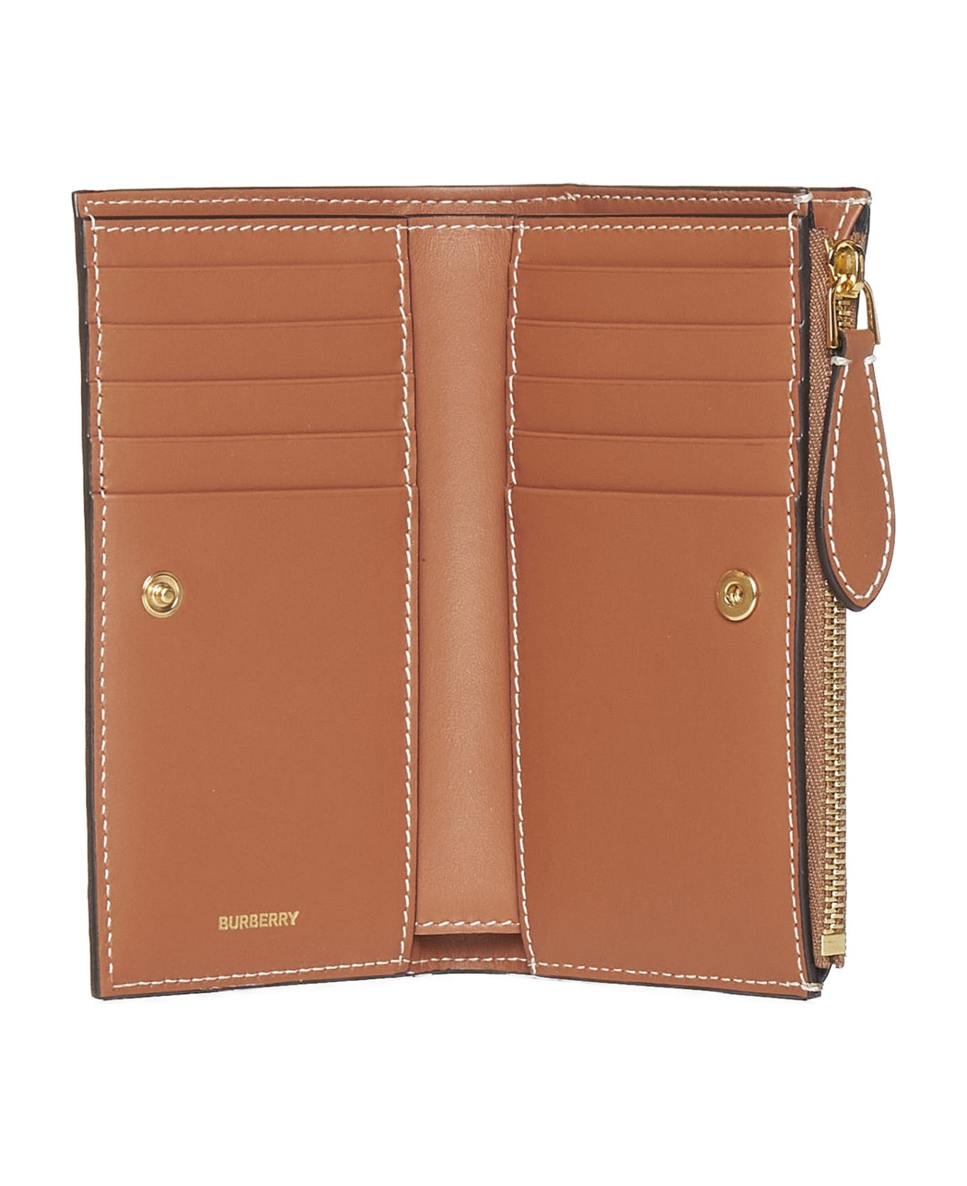 Check Pattern Zip-up Wallet - 4