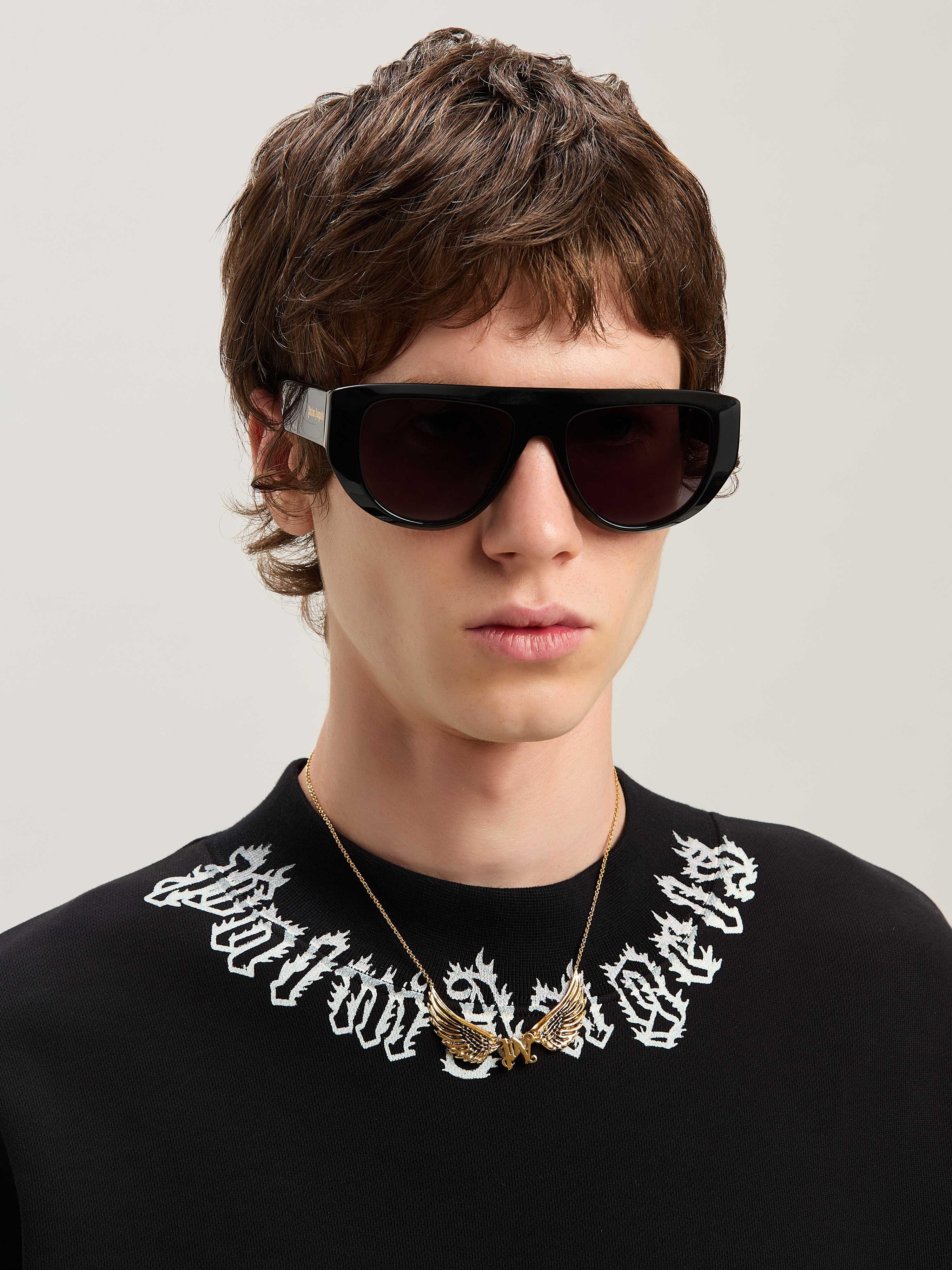 Flame logo crewneck Sweatshirt - 6
