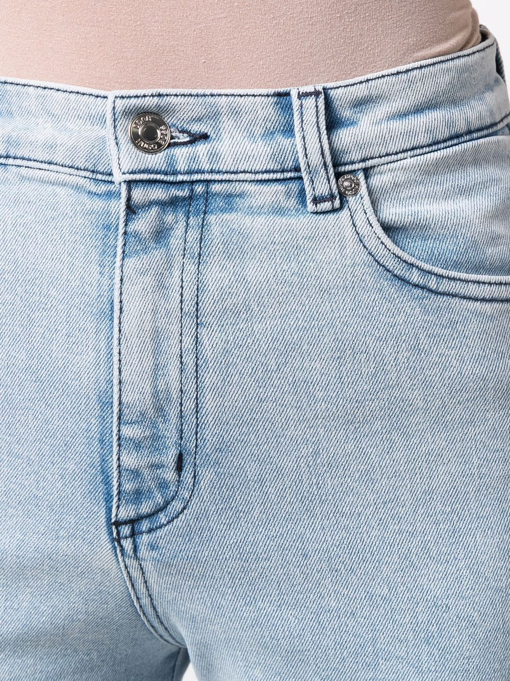 cropped straight-leg jeans - 5