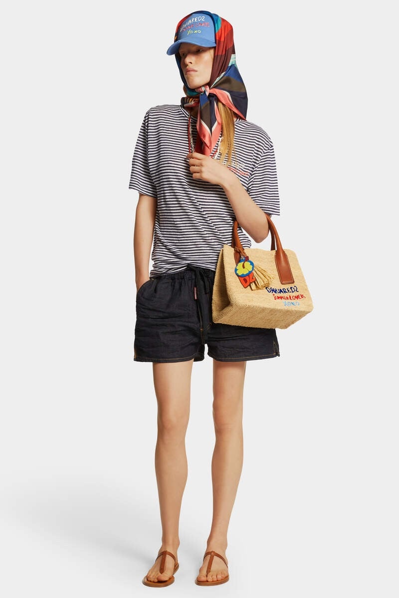 SUMMER LOVERS BREEZY FIT STRIPED T-SHIRT - 5
