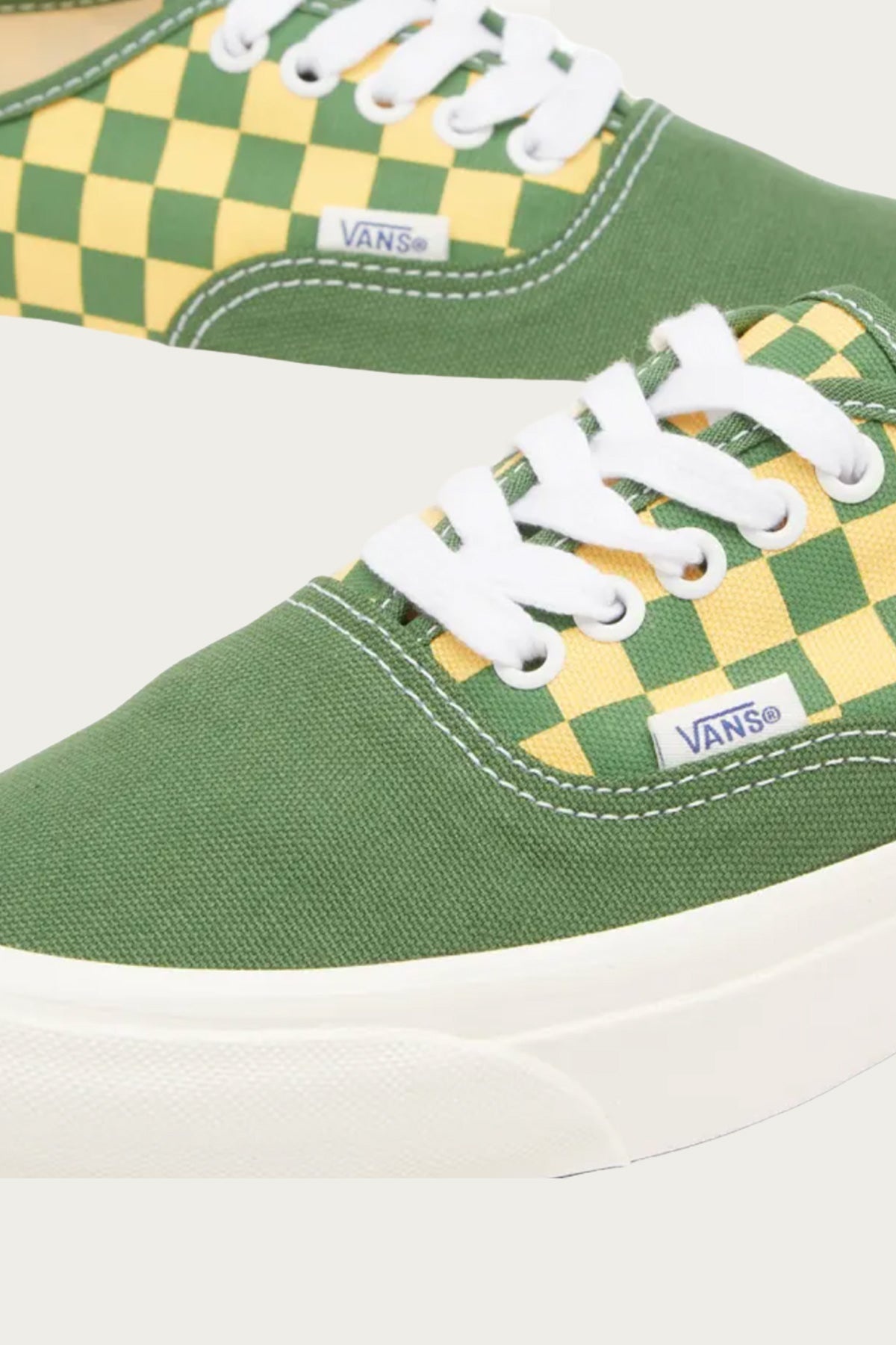 VANS★PREMIUM AUTHENTIC 44★兼用★CHECKERBOARD FAIRWAY Vans Premium Authentic Fairway Green Yellow Checkerboard