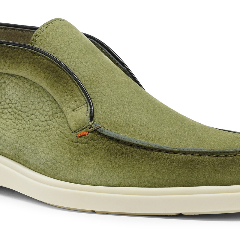 Men's green nubuck desert boot 6