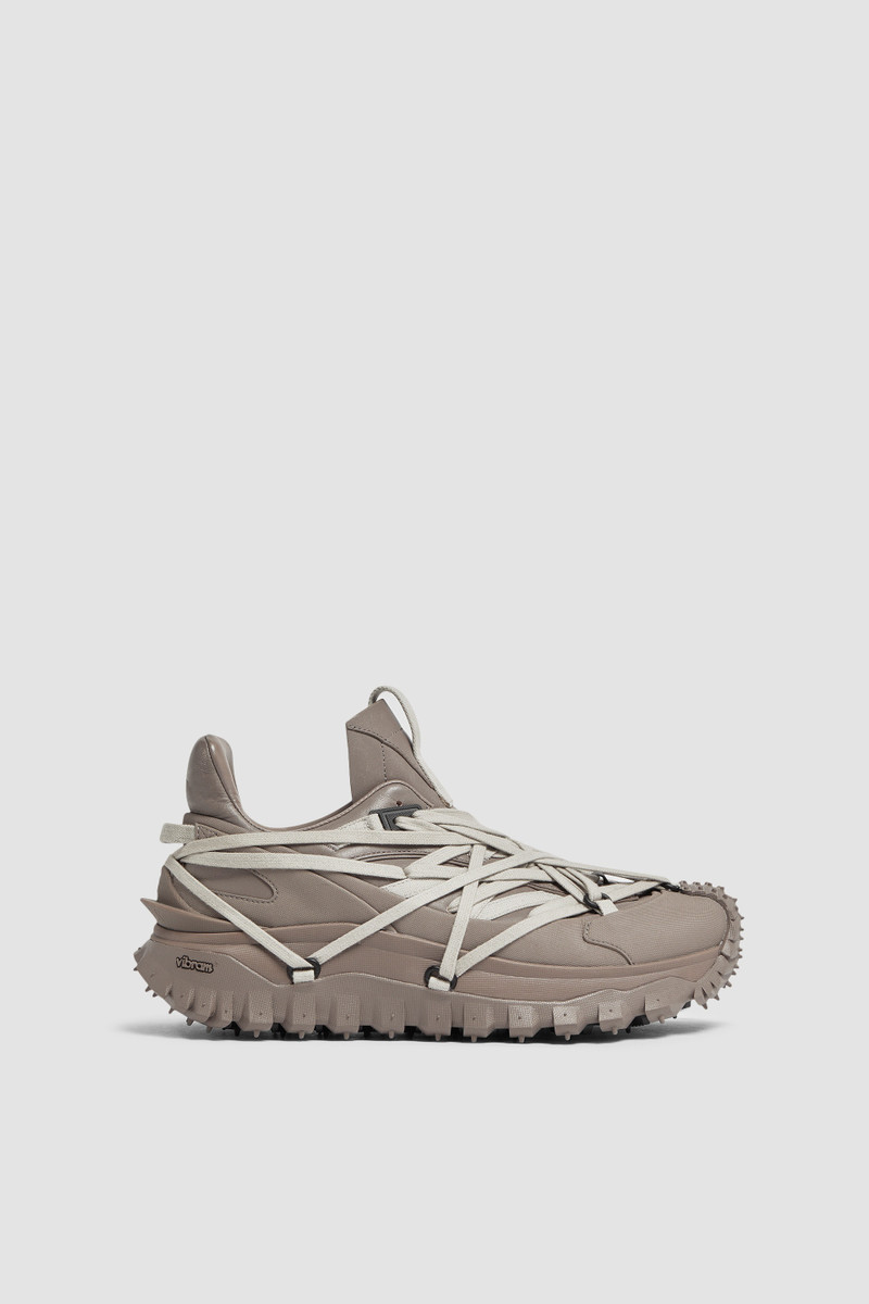 Moncler + Rick Owens Trailgrip MEGALACE Leather Sneakers - 1