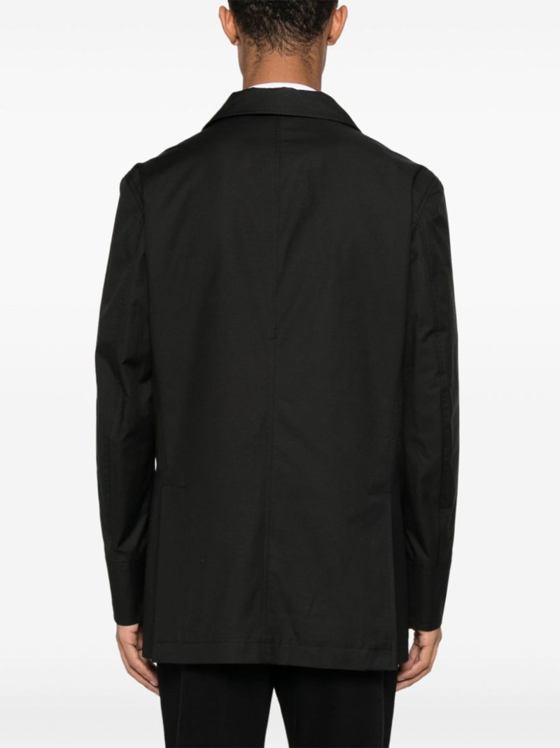 double-breasted gabardine jacket 4