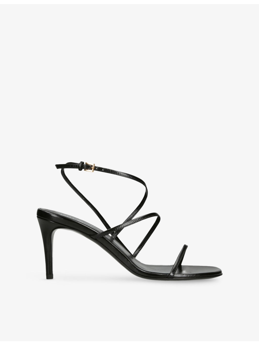 Loop Heeled Leather Sandals - 1