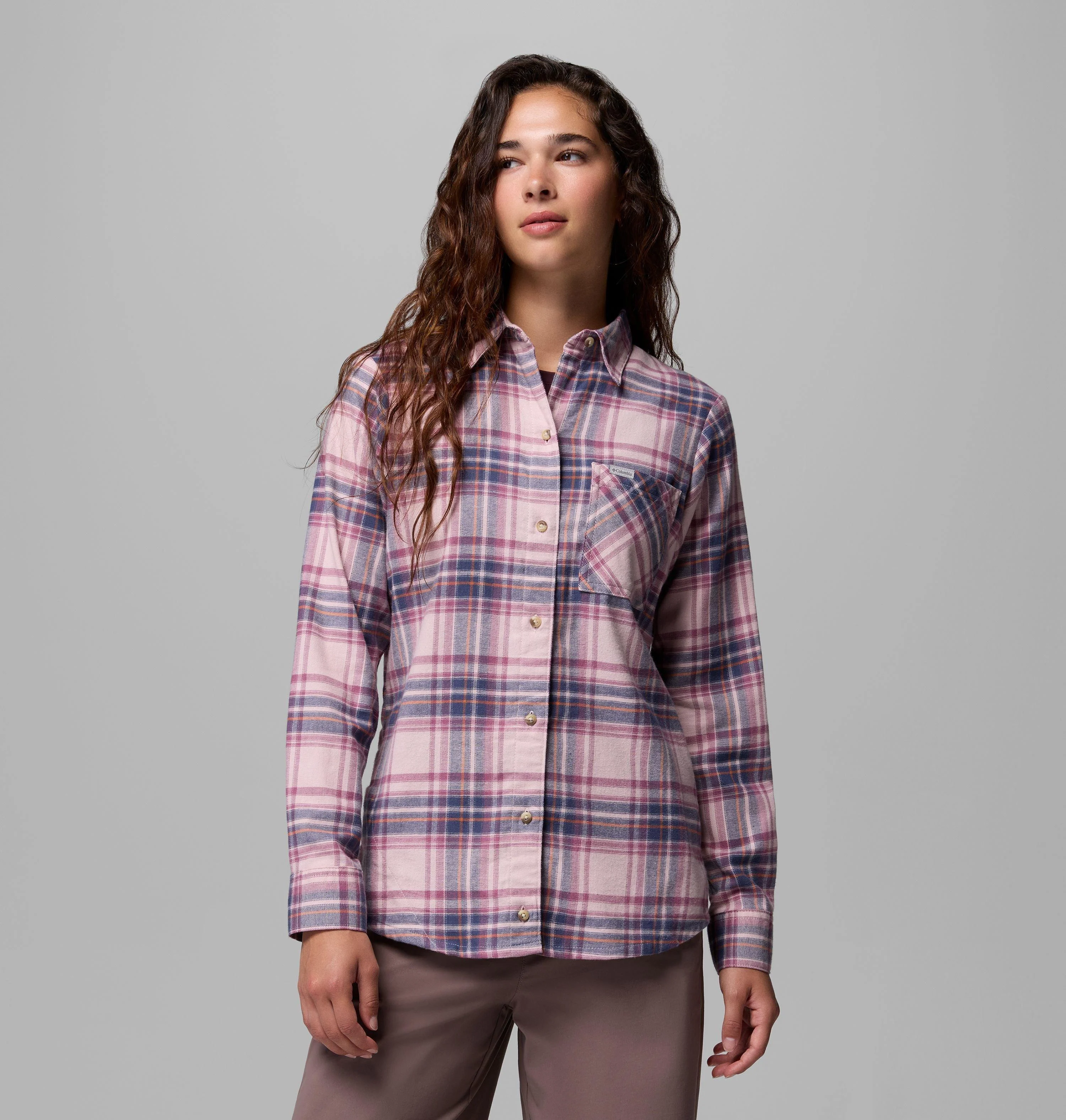 Women's Calico Basin Flannel Long Sleeve Shirt - 1