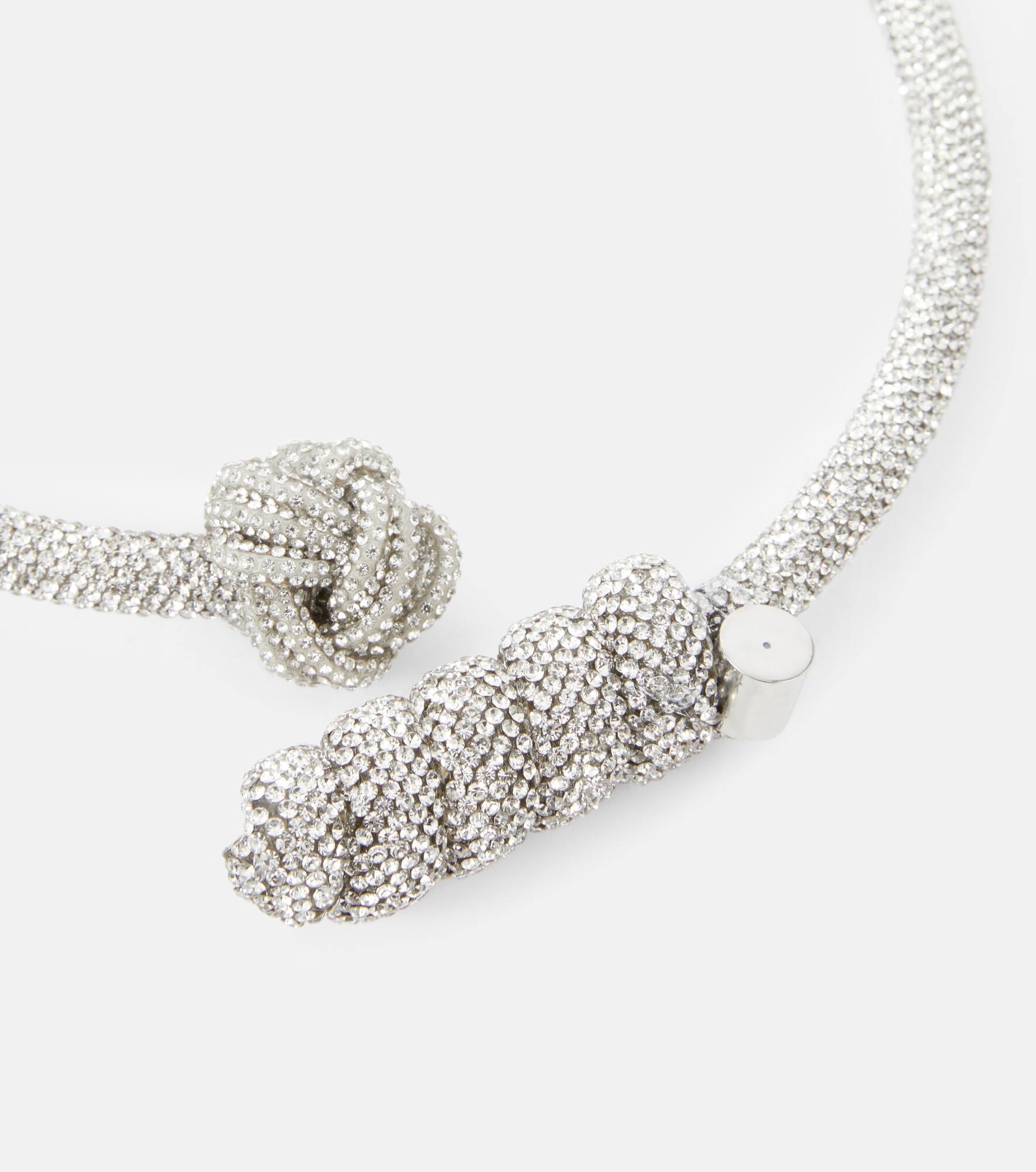 Sand crystal-embellished necklace - 4