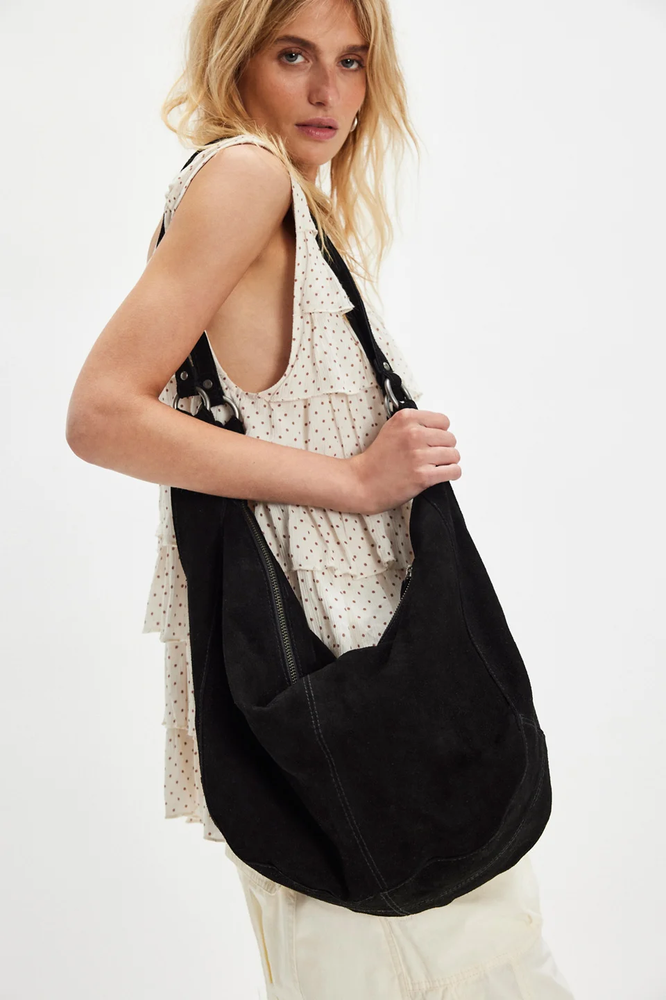 Roma Suede Tote Bag - 1