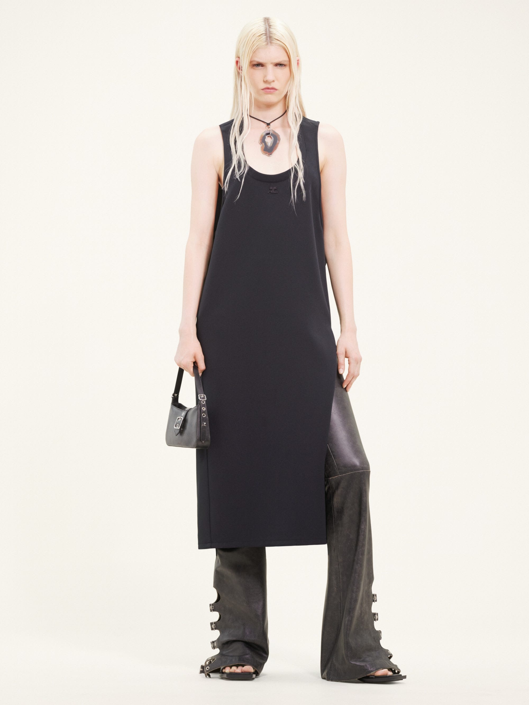 ワンピース COURREGES Holistic Twill Long Dress courrèges HOLISTIC TWILL LONG DRESS | REVERSIBLE