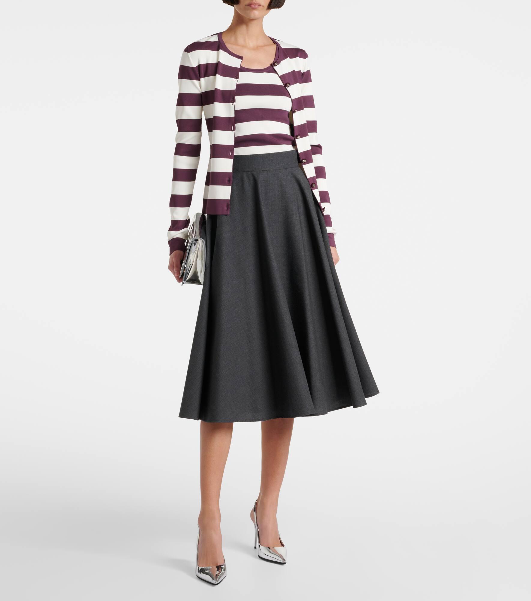 Wool midi skirt - 2