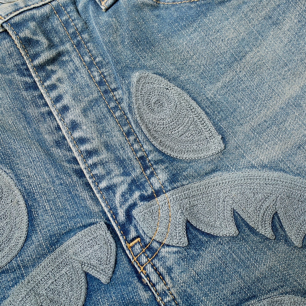 A Bathing Ape Shark Damaged Jean - 3