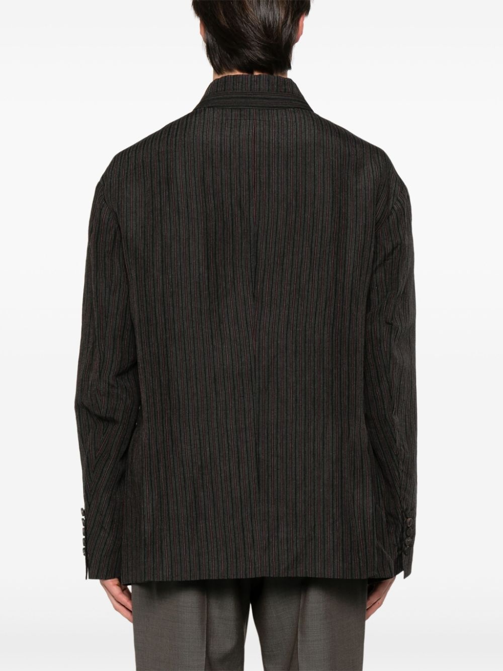 striped blazer - 4