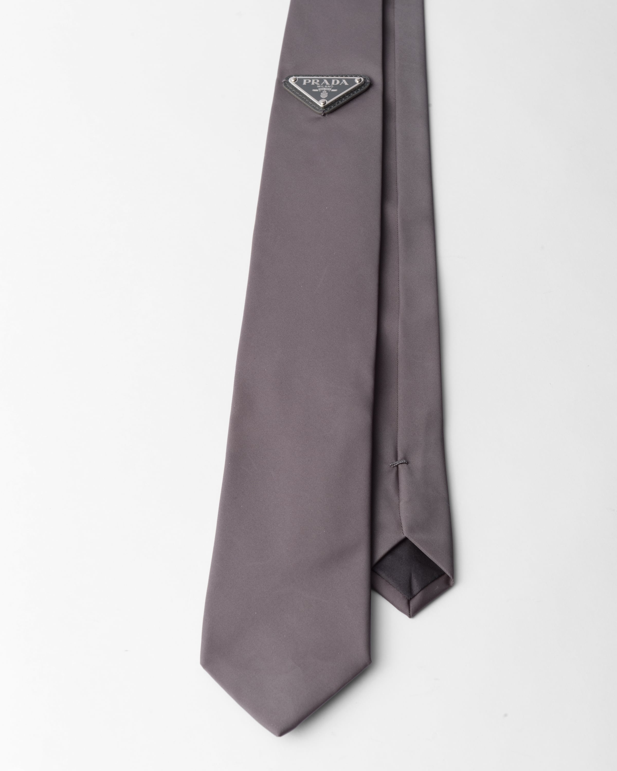 Re-Nylon gabardine tie - 3