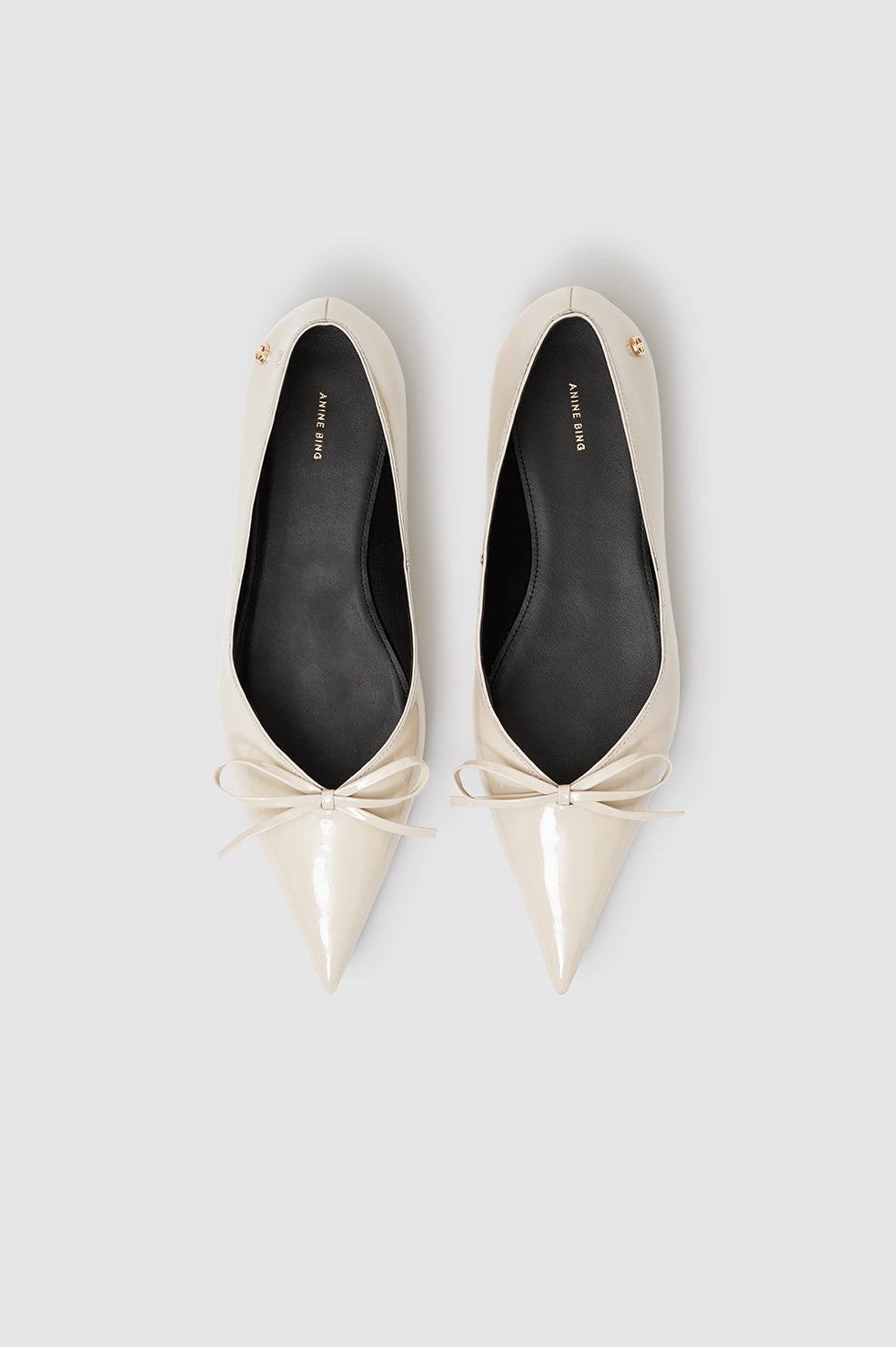 Hilda Flats - Bone Patent - 2