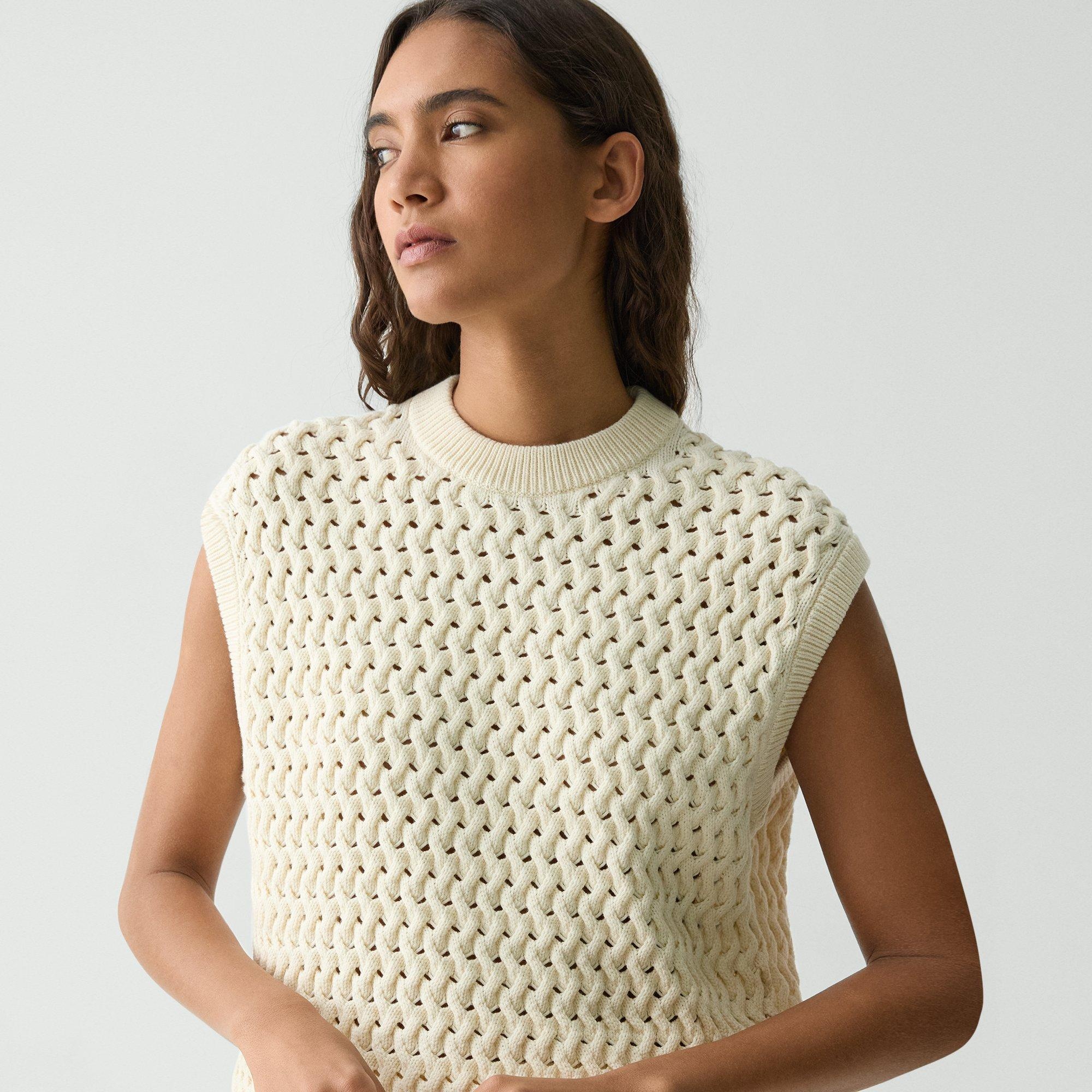 Sweater Vest in Rounded Cotton - 5