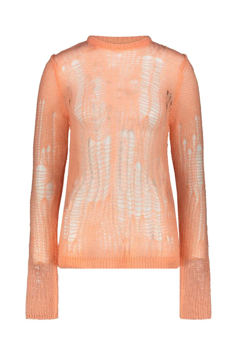 RICK OWENS SPIDER SOFT ROUND NECK CLOTHING - 1