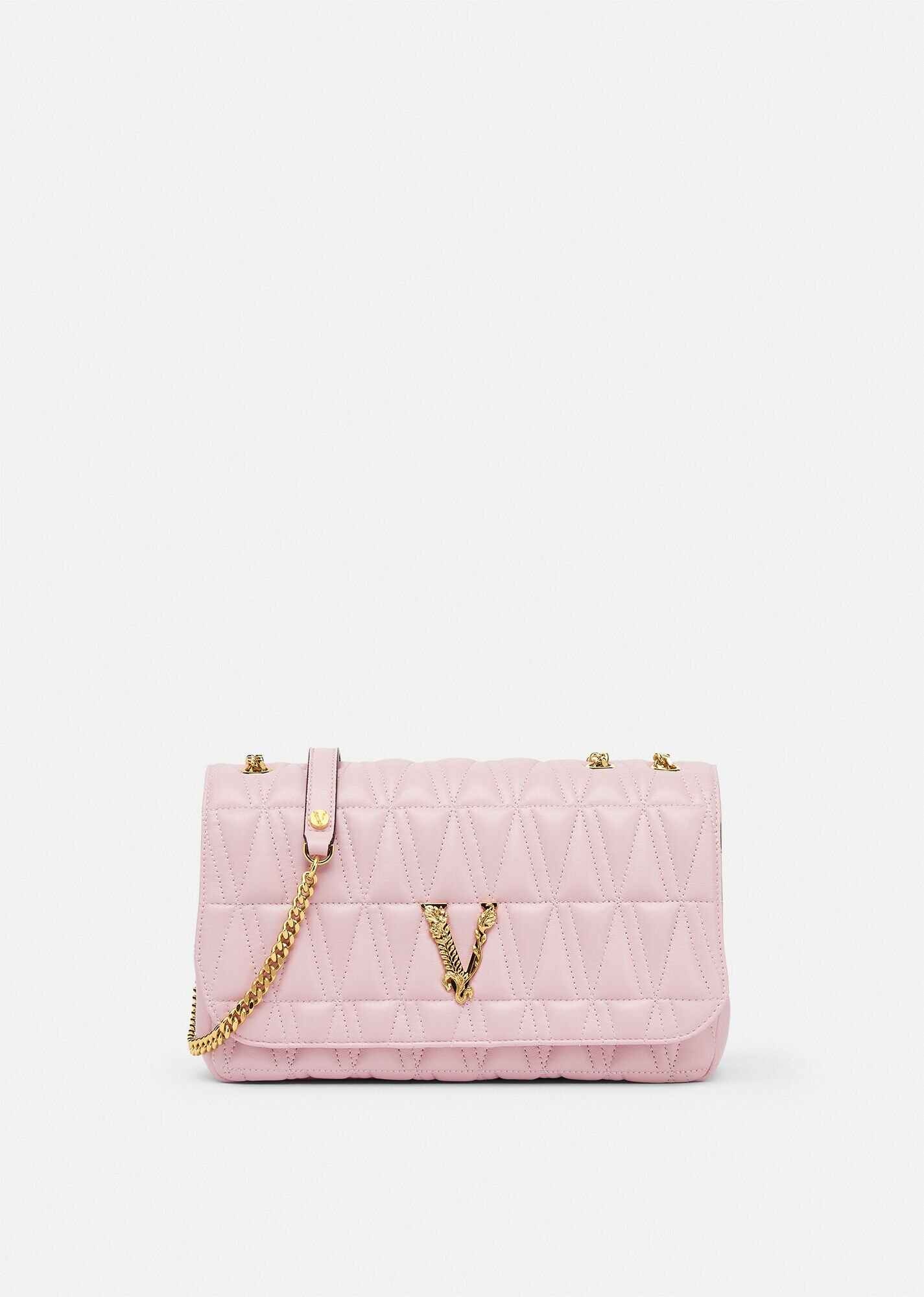 Virtus Quilted Nappa Leather Shoulder Bag - 1