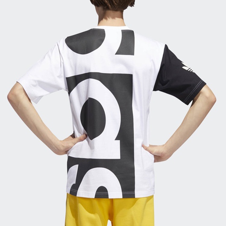 adidas originals BIG ADI TEE Printing Short Sleeve White DY6653 - 4