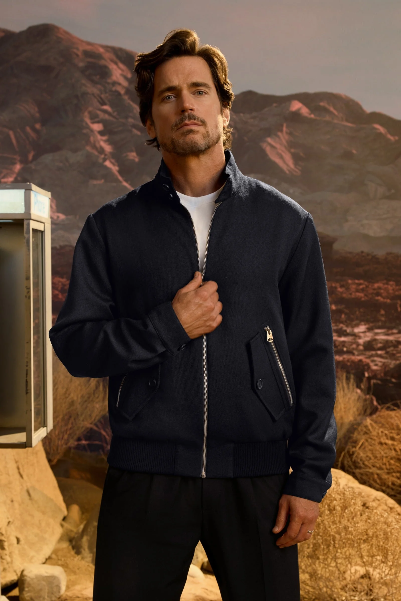 ROYCE Wool Gabardine Blouson Jacket - 1