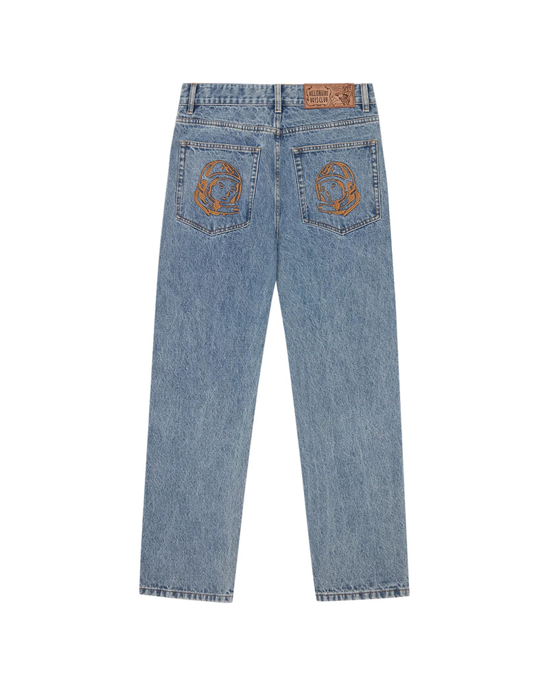 BILLIONAIRE BOYS CLUB FADED ARCH LOGO DENIM PANTS outlook