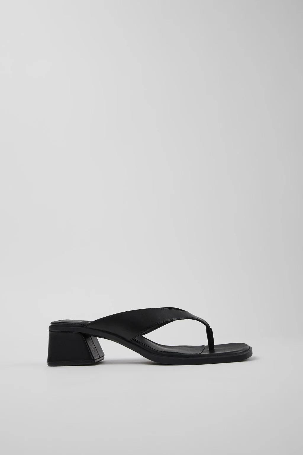 Kora Sandal Black Leather Sandals for Women. - 1