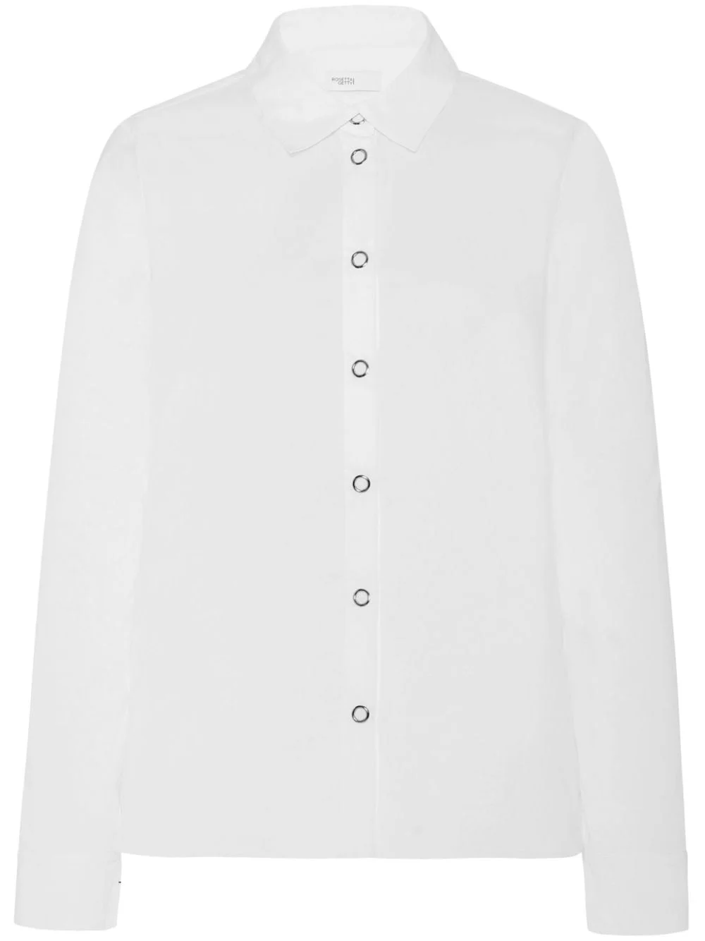 organza press-stud shirt - 1