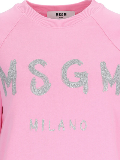 MSGM LOGO CREWNECK SWEATSHIRT outlook