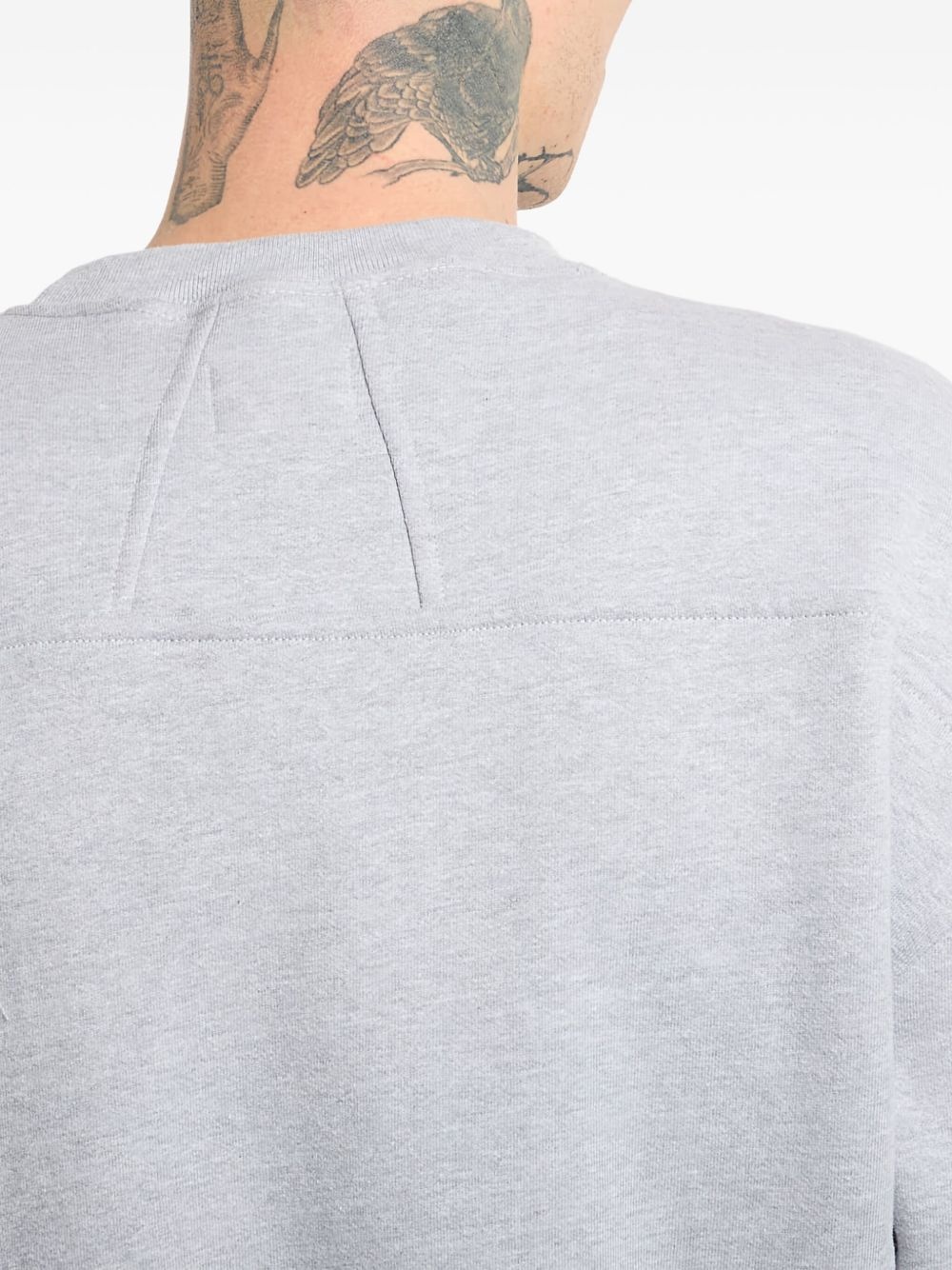 logo-embroidered sweatshirt - 4