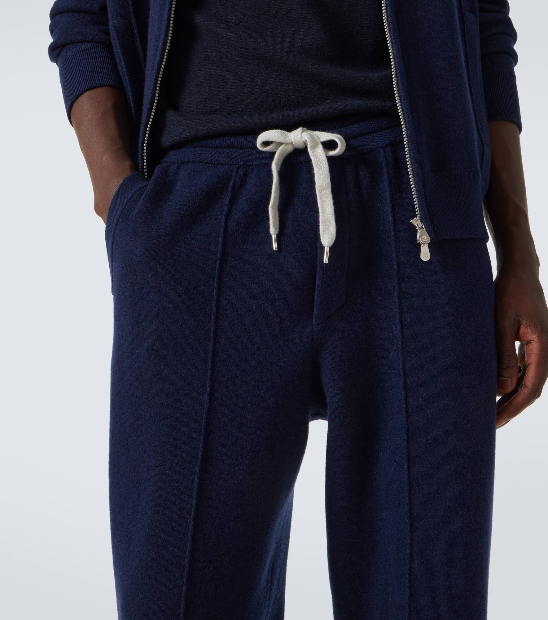 Cashmere-blend sweatpants - 5