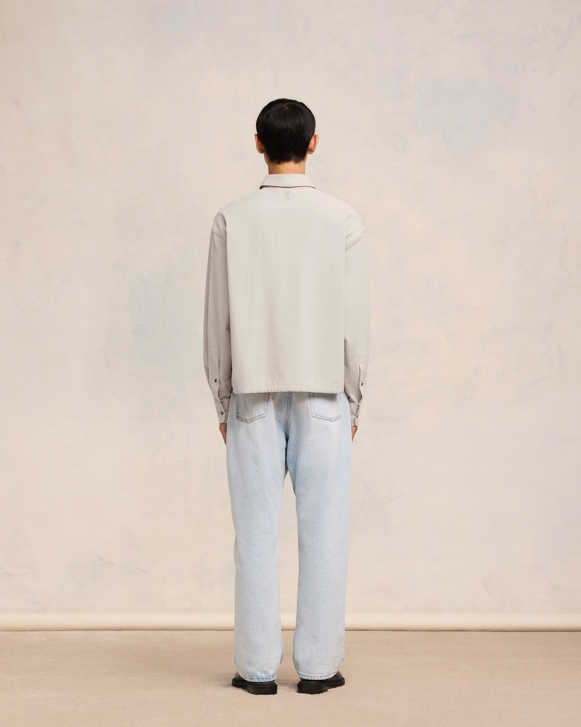 LONG SLEEVE DRAWSTRING SHIRT - 5