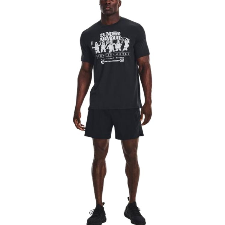 Under Armour Coach Sporting Goods T-shirt 'Black' 1376854-001 - 3