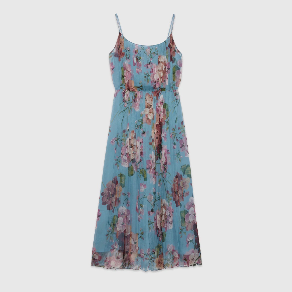 2015 Re-Edition floral chiffon dress - 1