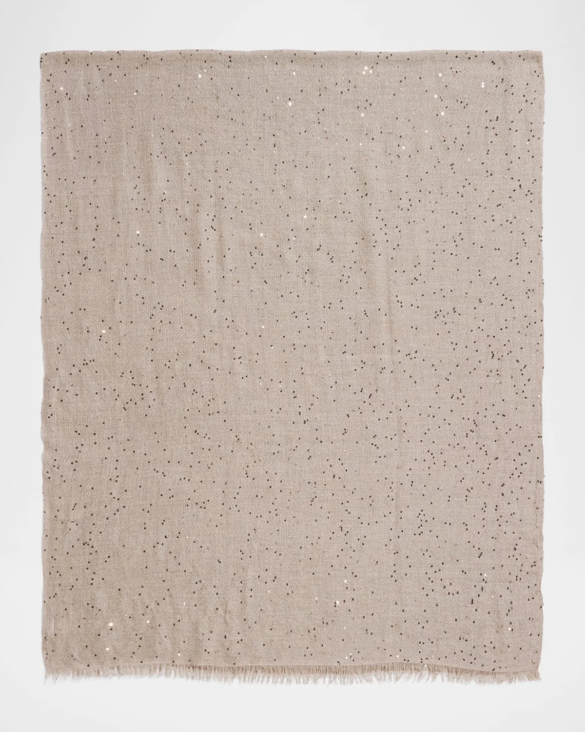 Cashmere-Blend Speckled Scarf - 1