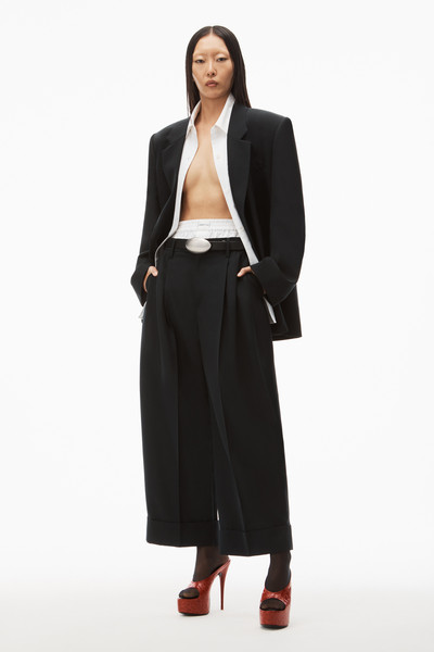 Alexander Wang LAYERED TAILORED TROUSER IN WOOL BLEND outlook