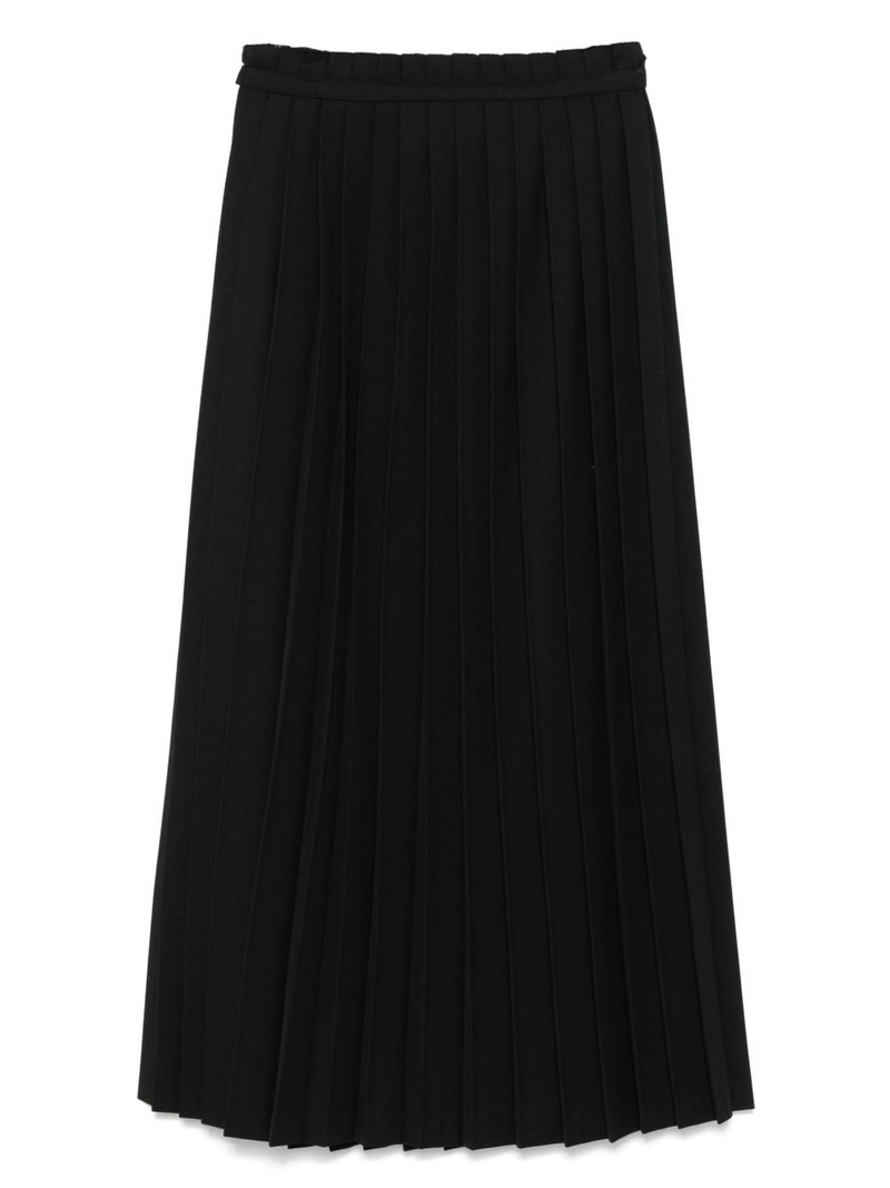 AMI Paris pleated maxi skirt outlook