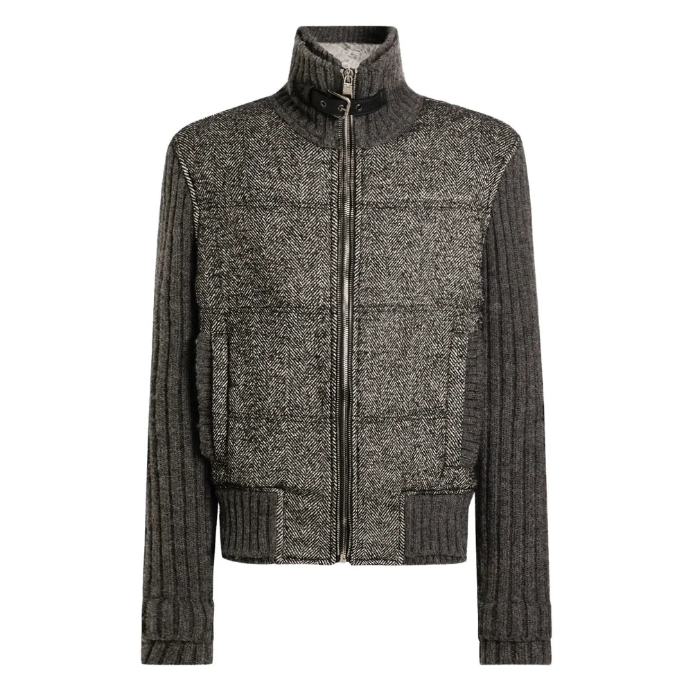 Dolce & Gabbana Grey Jackets - Bomber Jackets Men - 1