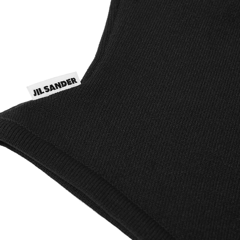 Jil Sander Knitted Scarf Mask - 2