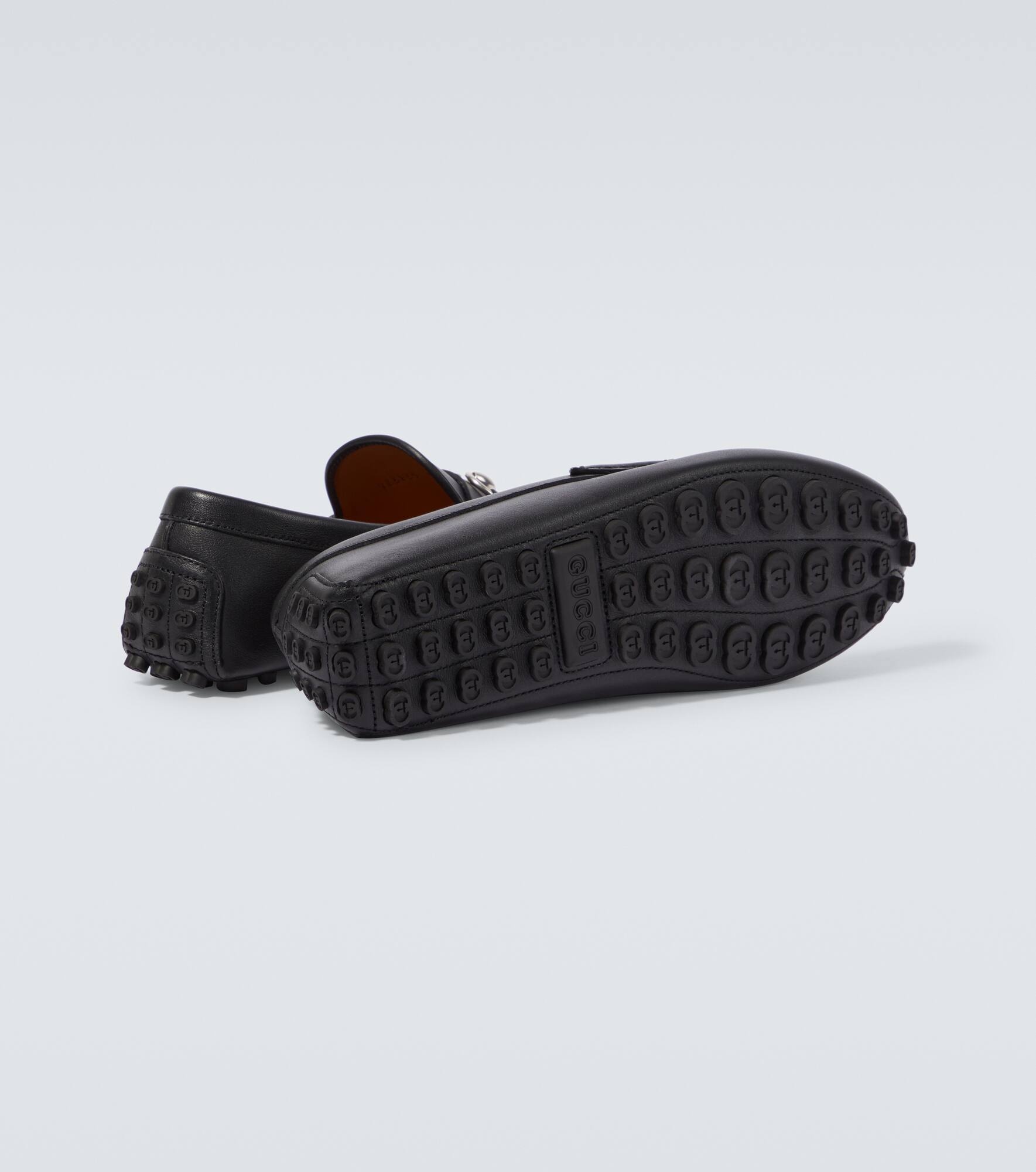 Horsebit leather driving shoes - 7