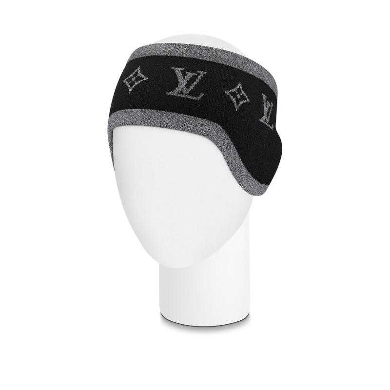 Louis Vuitton Monogram Line Ear Warmer | REVERSIBLE